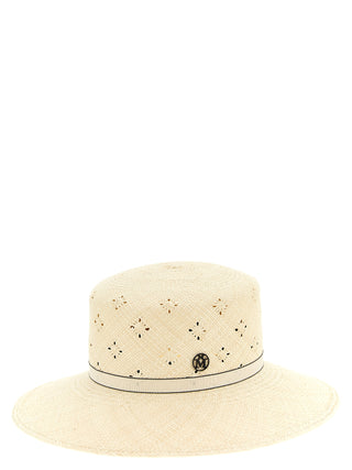 Beige Fabric Sunhat