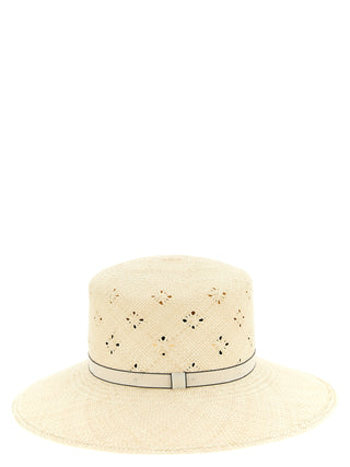 Beige Fabric Sunhat