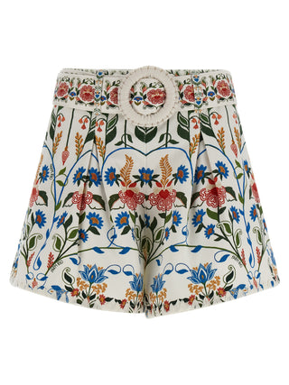 Multicolor Cotton Bermuda Shorts