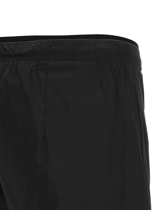 Bermudas de nailon negro