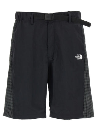 Black Nylon Bermuda Shorts