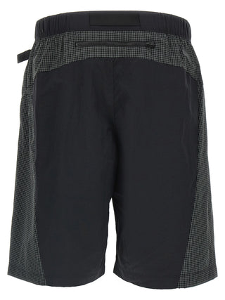 Black Nylon Bermuda Shorts