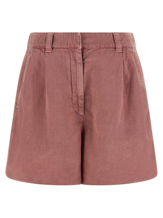 Multicolor Cotton Bermuda Shorts