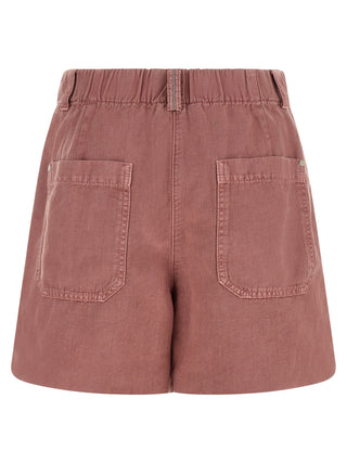 Multicolor Cotton Bermuda Shorts