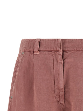 Multicolor Cotton Bermuda Shorts