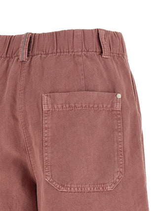 Multicolor Cotton Bermuda Shorts