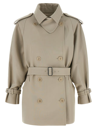 Beige Cotton Coat