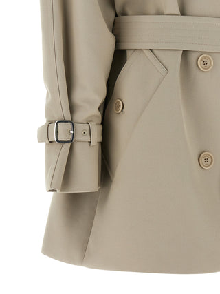 Beige Cotton Coat