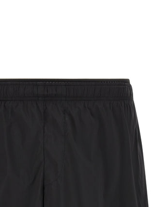 Black Nylon Bermuda Shorts