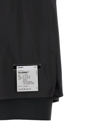 Black Nylon Bermuda Shorts