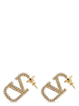 Pendientes de latón dorado