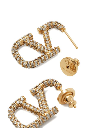 Pendientes de latón dorado