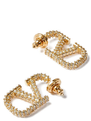 Pendientes de latón dorado