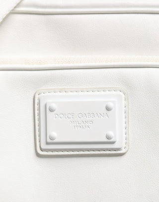 White Logo Plaque Crossbody Shoulder Borse Men Bag