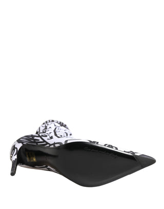 White Graffiti Stretch Ankle Boots Shoes