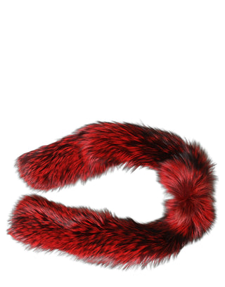 Red Fox Fur Neck Wrap Warmer Winter Scarf