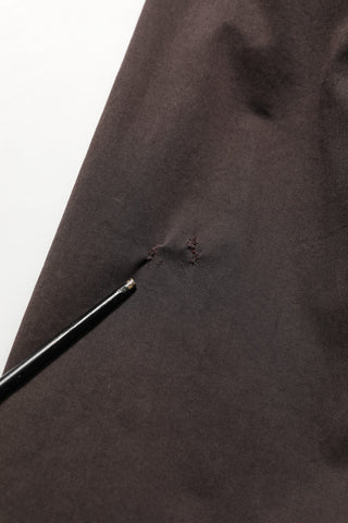Brown Cotton Full Zip Men Bomber Jacket