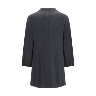 Gray Cashmere Coat