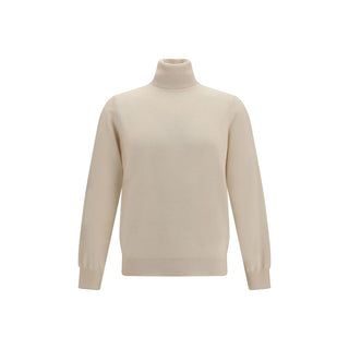 Beige Cashmere Turtleneck