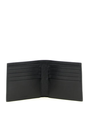 Cartera de piel de becerro negra
