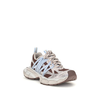 Multicolor Polyurethane Athletic Sneakers