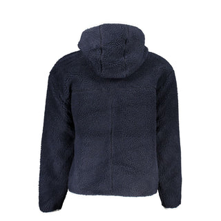Blue Polyester Men's Jacket