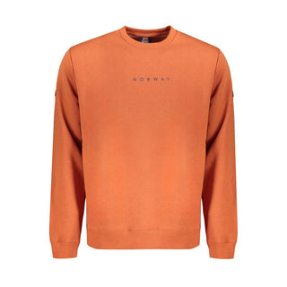 Sudadera para hombre de algodón marrón