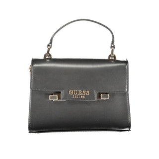 Bolso de mano para mujer de polietileno negro