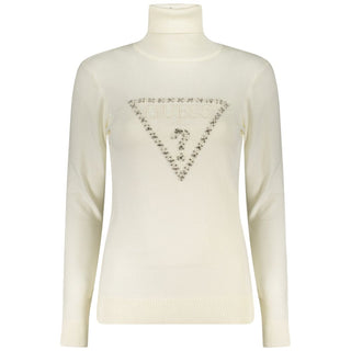 Suéter blanco de viscosa para mujer