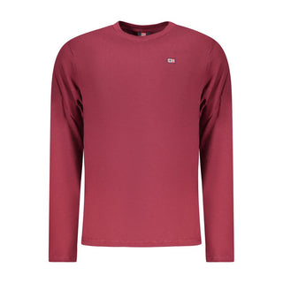 Camiseta de algodón roja para hombre