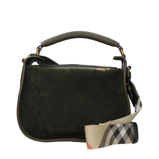 Bolso de cuero verde