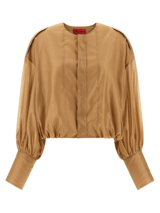 Beige Lyocell Blouse