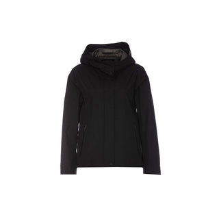 Black Polyester Shell Jacket
