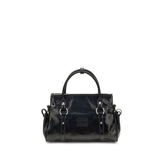 Black Calf Leather Bos Taurus Handbag