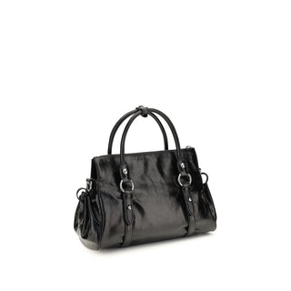 Black Calf Leather Bos Taurus Handbag