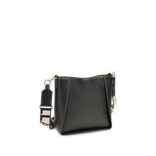 Black Polyethylene Shoulder Bag