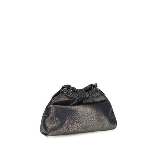 Blue Polyester Shoulder Bag