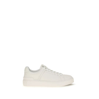 White Calf Leather Bos Taurus Athletic Sneakers