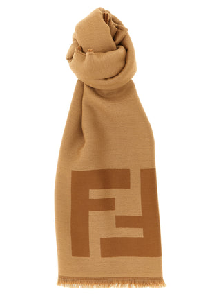 Brown Virgin Wool Foulard
