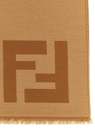 Brown Virgin Wool Foulard