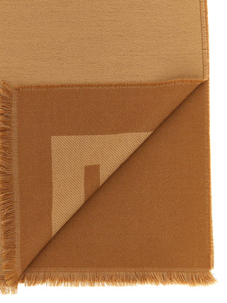 Brown Virgin Wool Foulard