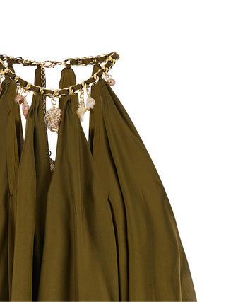 Bicolor Silk Blouse
