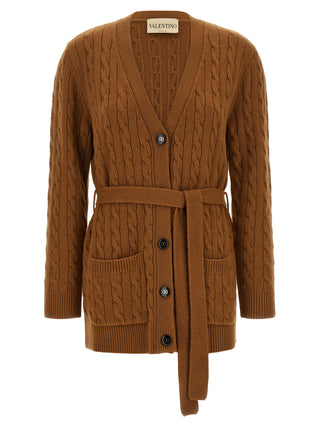 Brown Cashmere Cardigan