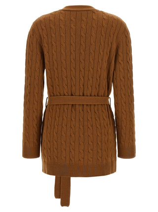 Brown Cashmere Cardigan