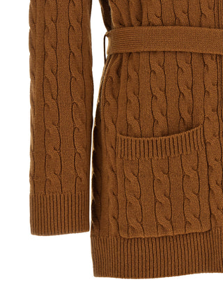 Brown Cashmere Cardigan