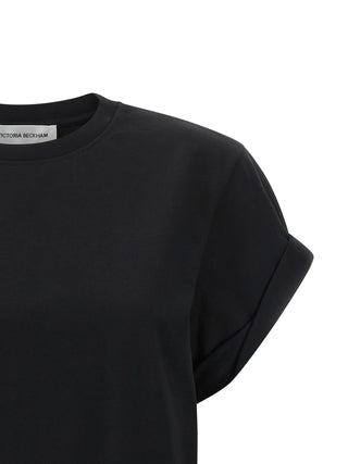 Camiseta de algodón negro