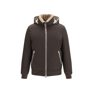 Brown Polyamide Bomber