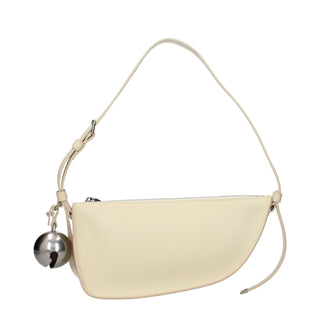 Bolso de hombro de cuero amarillo