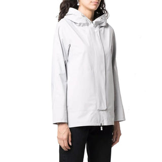 Gray Polyester Shell Jacket