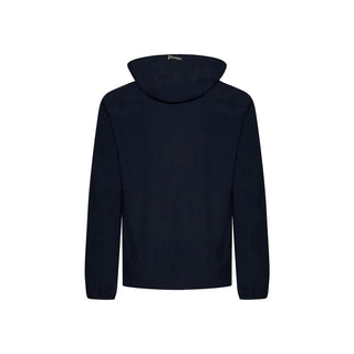 Blue Elastane Shell Jacket